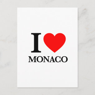 I Kärlek Monaco Vykort