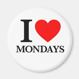 I Kärlek Mondays Magnet