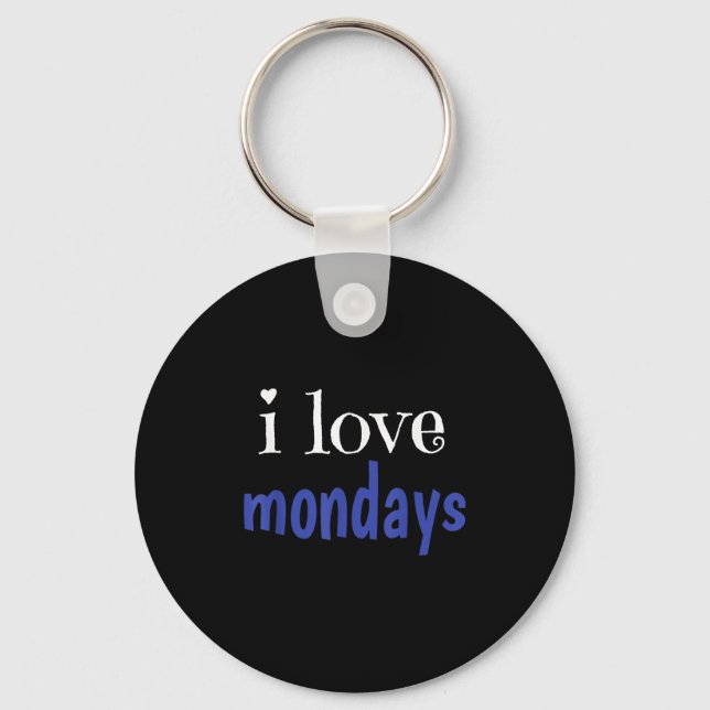 I Kärlek Mondays Nyckelring (Framsida)