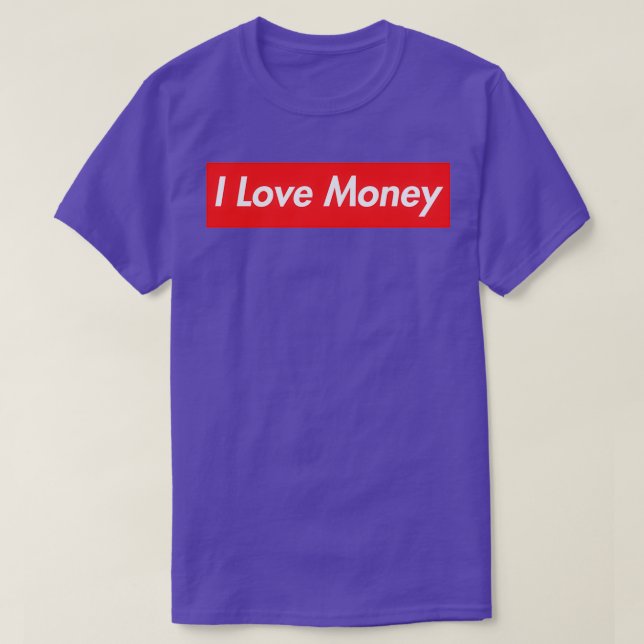 I Kärlek Money och FOREX Extreme Investor T Shirt (Design framsida)
