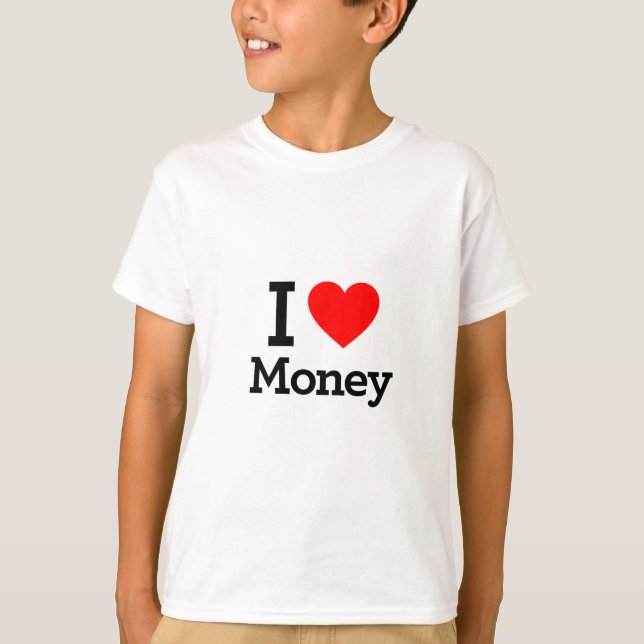 I Kärlek Money T-shirt (Framsida)