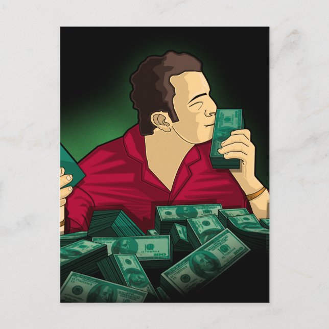 I kärlek Money Vykort (Framsida)