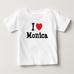 I kärlek Monica hjärta T-Shirt