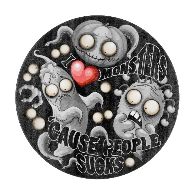 I Kärlek-monster för människor suger (Framsidan)