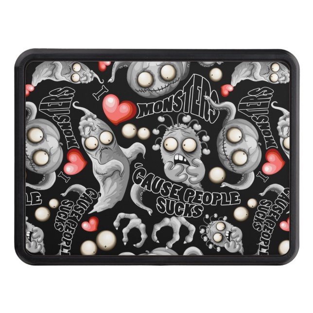 I Kärlek-monster för människor suger Dragkroksskydd (Framsidan)