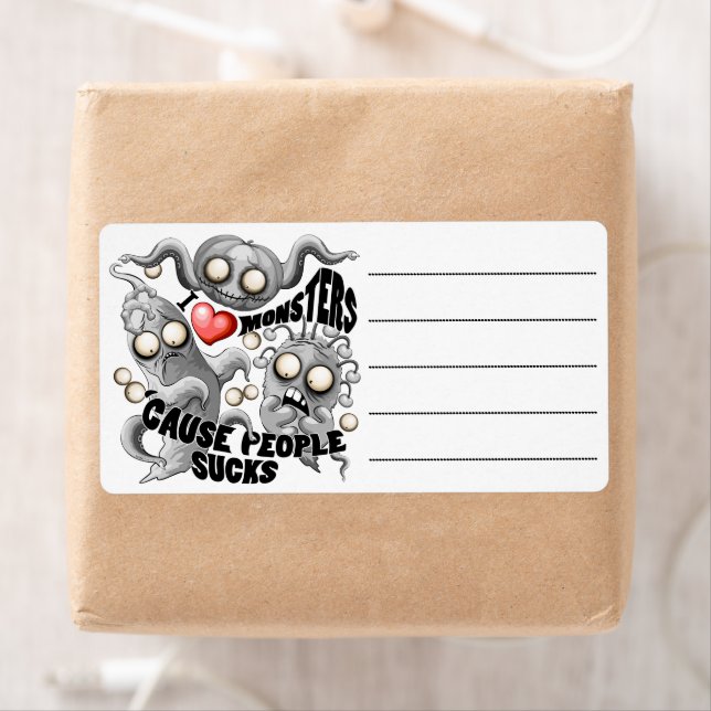 I Kärlek-monster för människor suger Fraktsedel (Insitu)