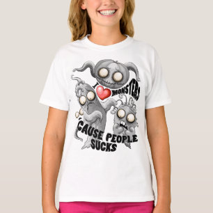 I Kärlek-monster för människor suger T Shirt