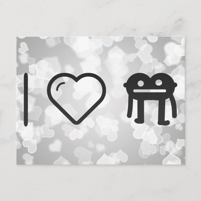 I Kärlek Monsters Vykort (Framsida)