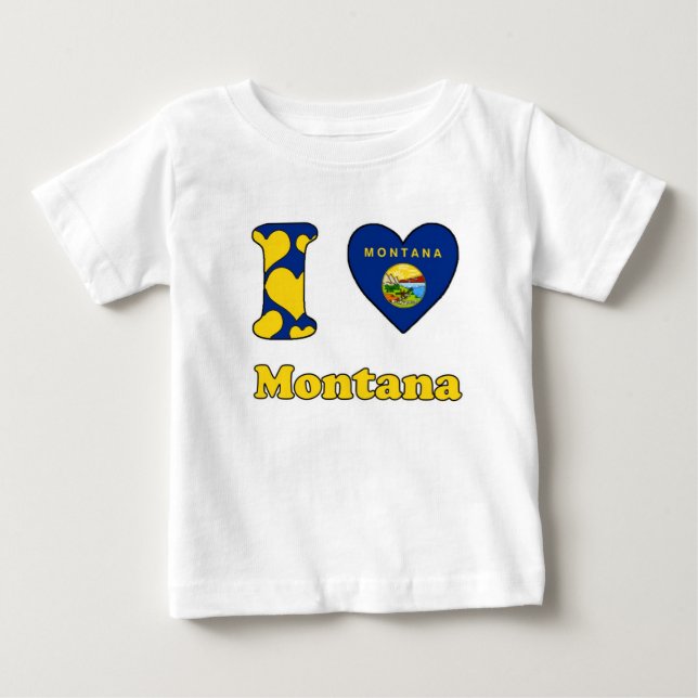 I kärlek Montana T-shirt (Framsida)