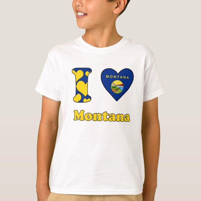 I kärlek Montana Tee Shirt (Framsida)