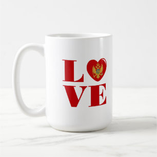 I kärlek Montenegro Kaffemugg