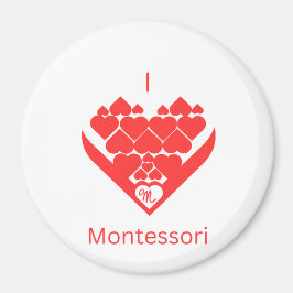 I Kärlek Montesssori Magnet
