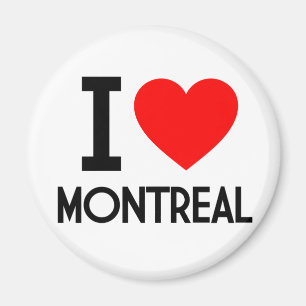 I Kärlek Montreal Magnet