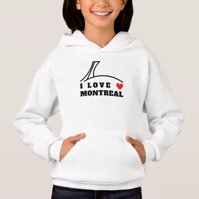 I Kärlek Montreal T Shirt (Framsida)