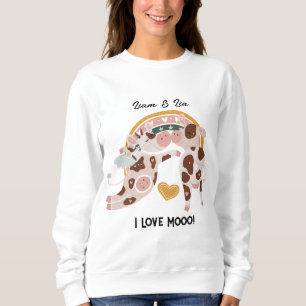 I Kärlek Mooo Cute Cow Cow, tillskansad gåva till  T Shirt