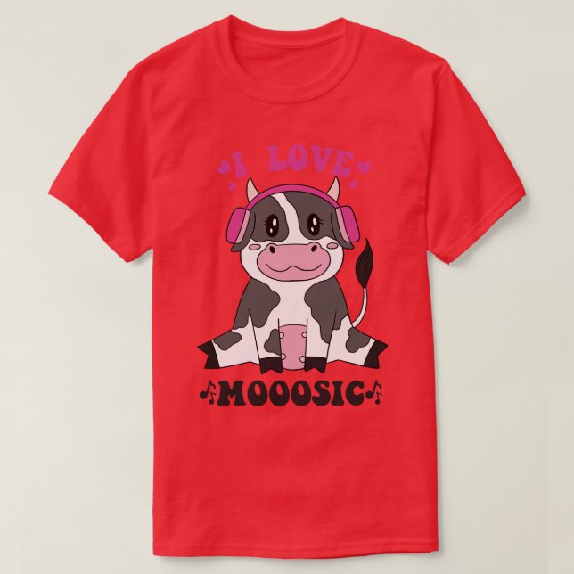 I Kärlek Mooosic T Shirt (Design framsida)
