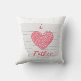 i kärlek mor/far kudde