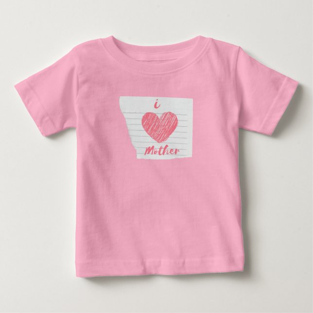 i KÄRLEK MOR T Shirt (Framsida)