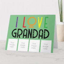 i kärlek-moradfoton med mappad hälsning kort