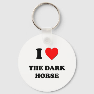 I Kärlek Mörk Horse Nyckelring
