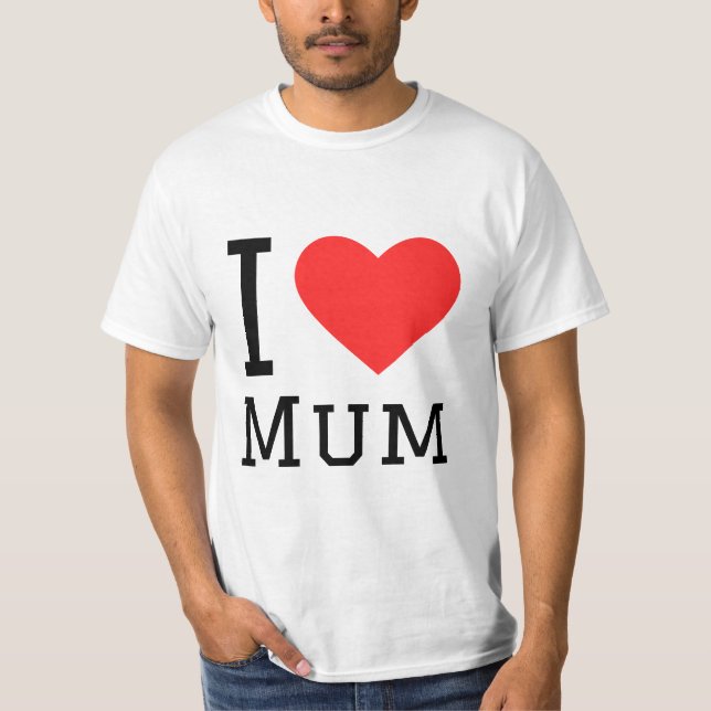 I KÄRLEK MORSA T SHIRT (Framsida)