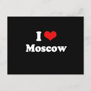 I KÄRLEK MOSCOW VYKORT