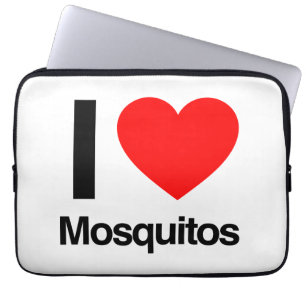i kärlek mosquitos laptop fodral