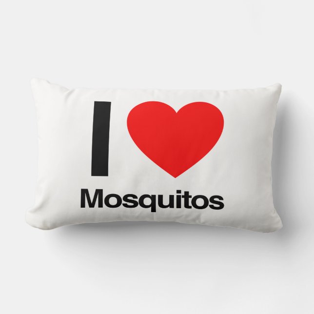 i kärlek mosquitos lumbarkudde (Framsida)