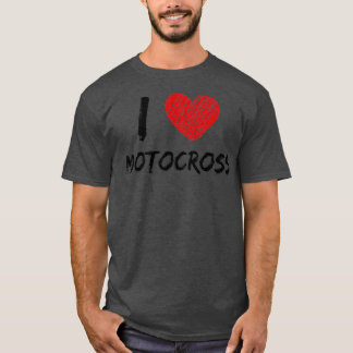 I Kärlek Motocross T Shirt