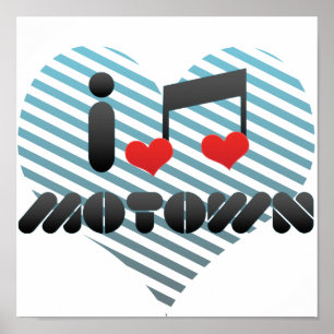 I Kärlek Motown Poster
