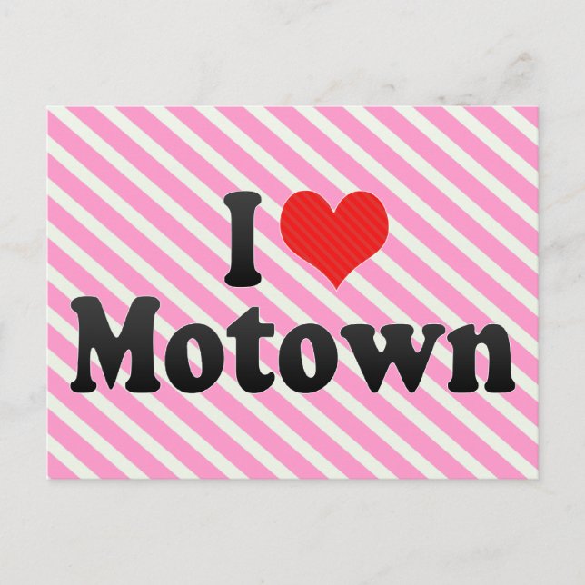 I Kärlek Motown Vykort (Framsida)