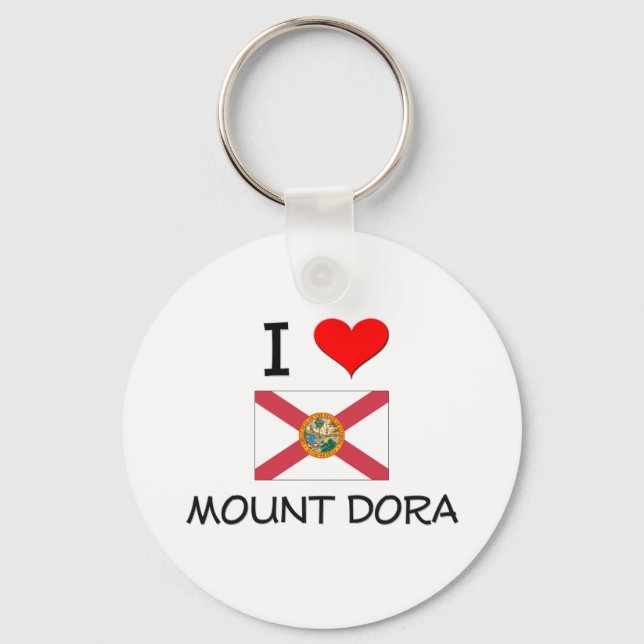 I Kärlek MOUNT DORA Florida Nyckelring (Framsida)