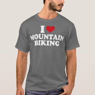 I Kärlek Mountain Biking MTB Downhill1 T Shirt