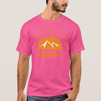 I Kärlek Mountas Sunset 3 Active T Shirt