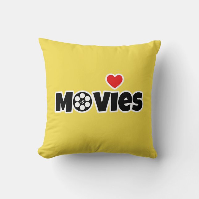 I kärlek Movies Kudde (Framsida)