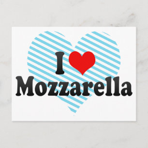 I Kärlek Mozzarella Vykort
