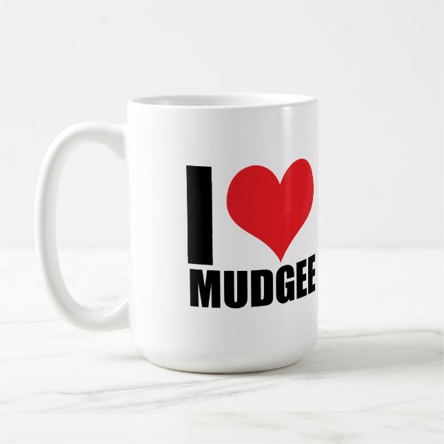 I kärlek Mudgee Kaffemugg (Vänster)