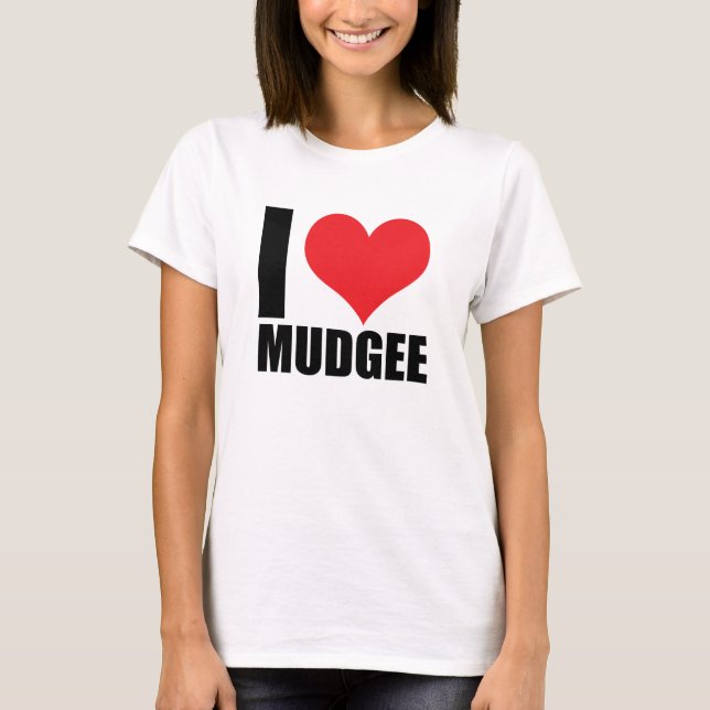 I kärlek Mudgee T Shirt (Framsida)