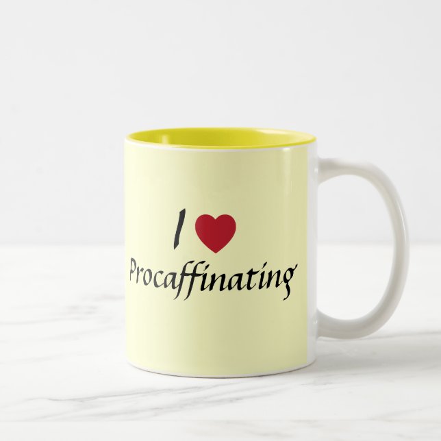 I kärlek mugg. Två-Tonad mugg (Höger)