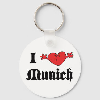 I Kärlek München Nyckelring