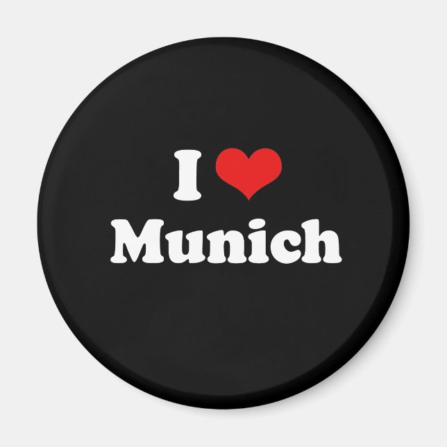 I KÄRLEK MUNICH MAGNET (Framsidan)