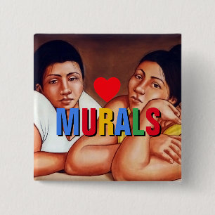 I Kärlek Murals™-knapp Knapp