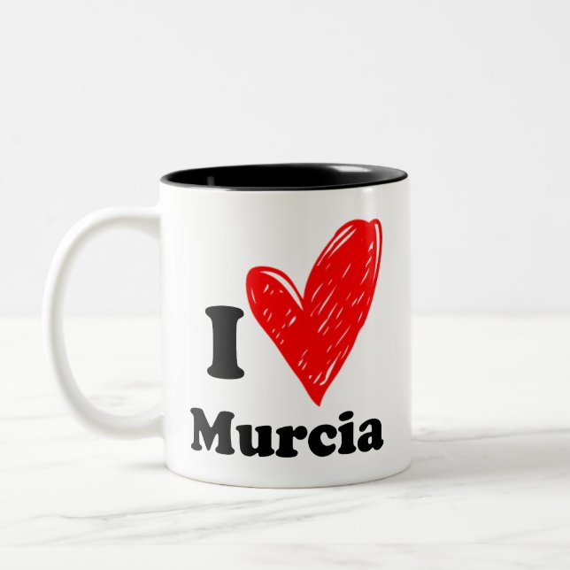I kärlek Murcia Två-Tonad Mugg (Vänster)