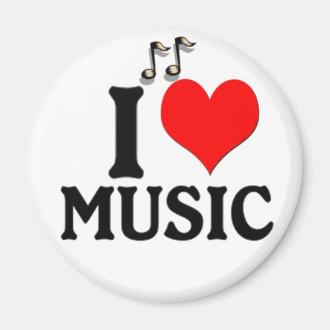 I Kärlek Music Magnet (Framsidan)