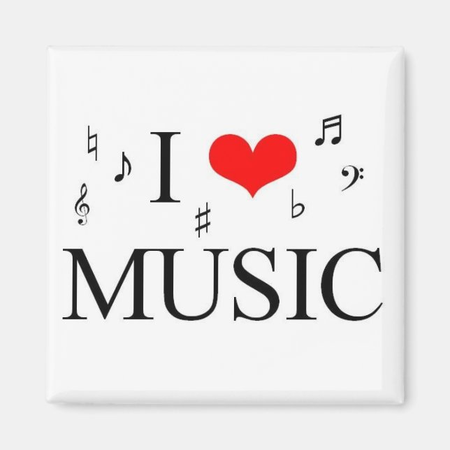 i Kärlek Music Magnet (Framsidan)
