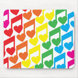 I kärlek Music Mousepad Musmatta