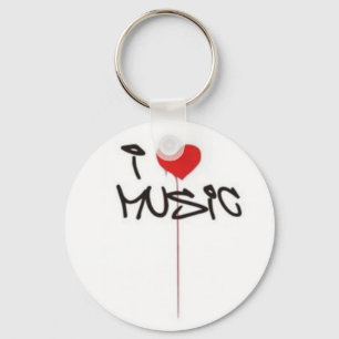 I Kärlek Music Nyckelring