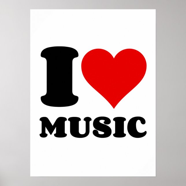 I KÄRLEK MUSIC POSTER (Framsidan)