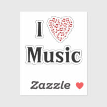 I Kärlek Music Red Heart of Musik noter Vinyl