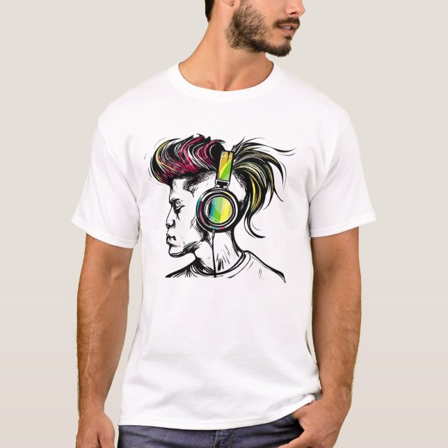 I kärlek Music T Shirt (Framsida)